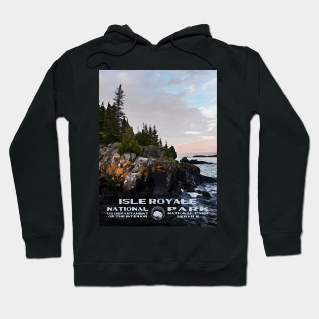 Isle Royale National Park Hoodie by robertdaviss